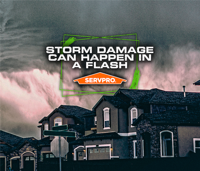 SERVPRO storm damage can happen fast